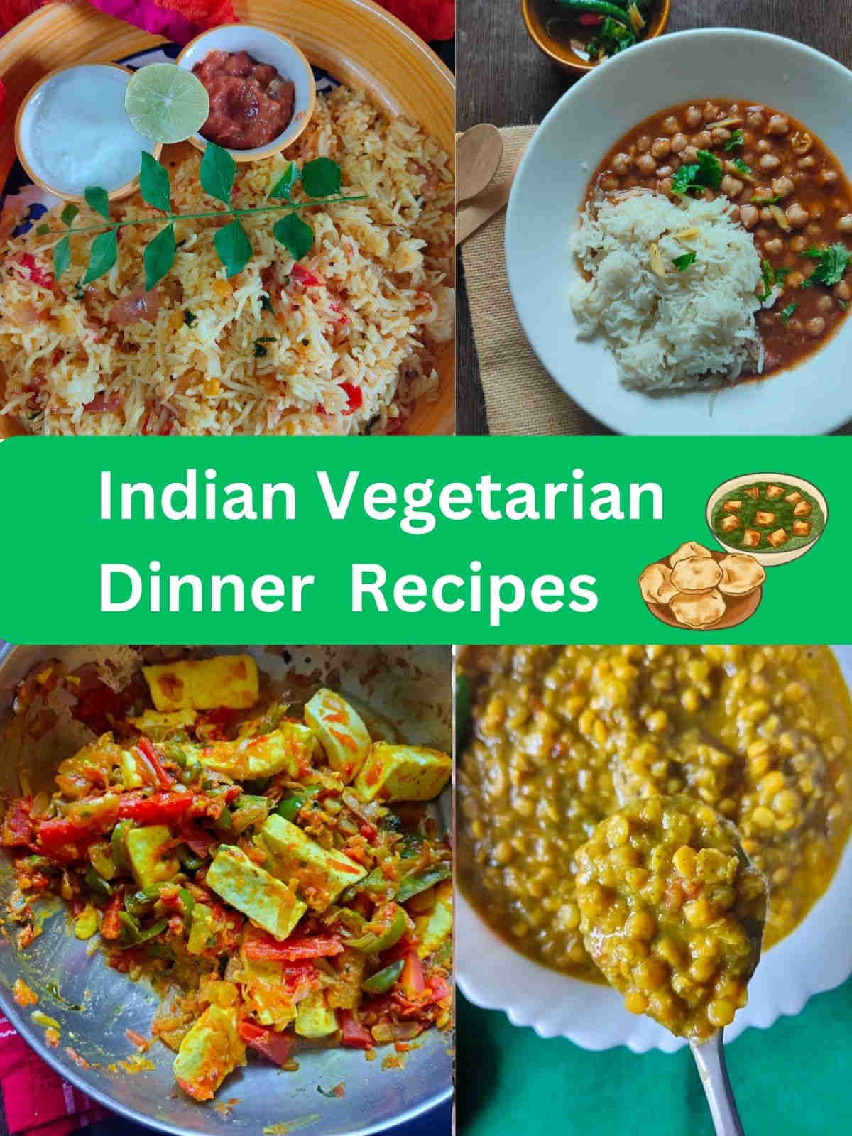 Quick and Easy Indian Vegetarian Dinner Recipes for Busy Weeknights, Delicious Meals in Minutes!