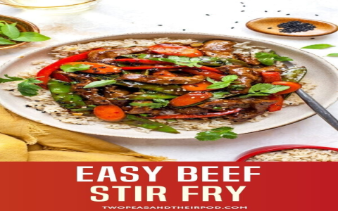 Make This Quick and Easy Beef Stir Fry Recipe Tonight! Weeknight Dinner Solved.