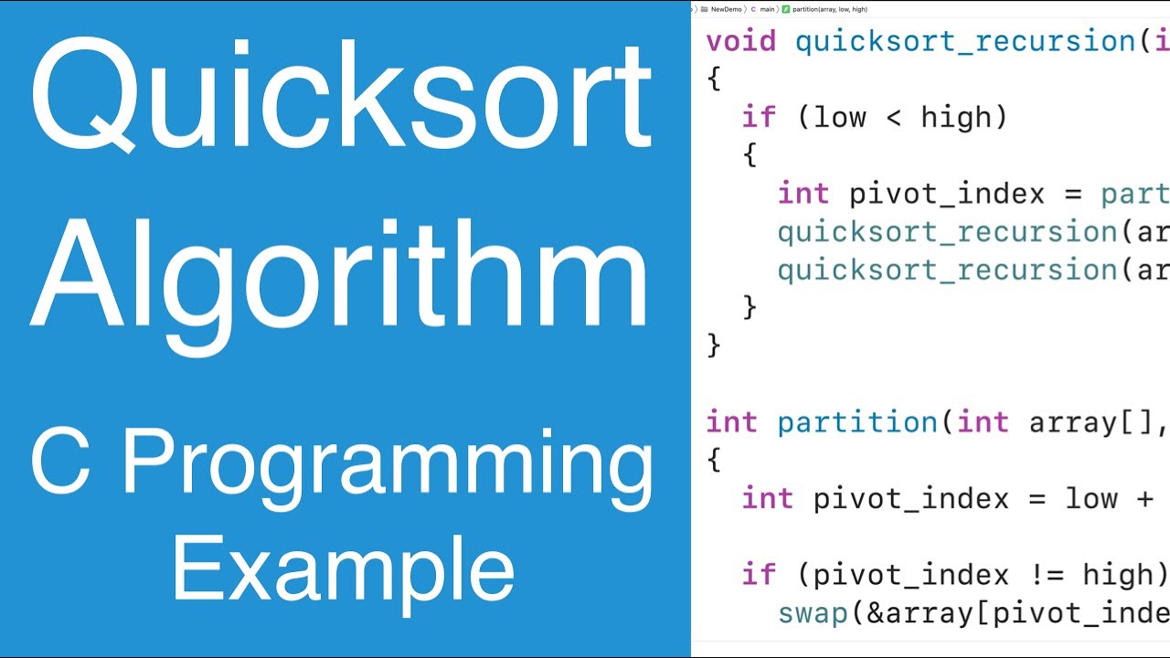 Looking for a quick sort easy program in c? Here is a complete working code example for you.