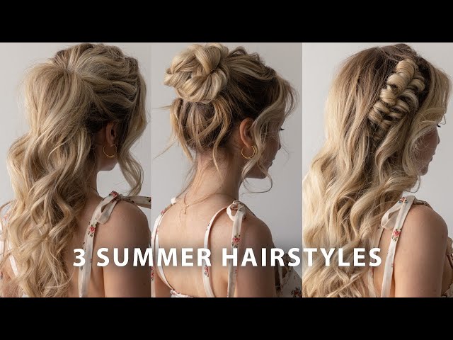 How do you make quick easy summer hairstyles? Try these simple styles perfect for beating the summer heat effectively.
