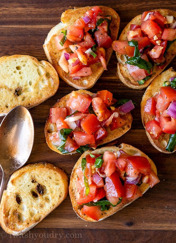 Need a fast appetizer? This quick and easy bruschetta recipe is ready in under 20 minutes flat.