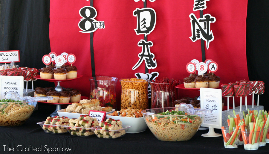 Want really fun ninja party food ideas for your kids birthday? (Get creative with these awesome themed recipes)