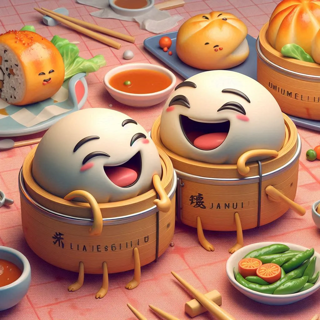 Need a funny dim sum quote for friends? These witty lines will surely make them laugh out loud!