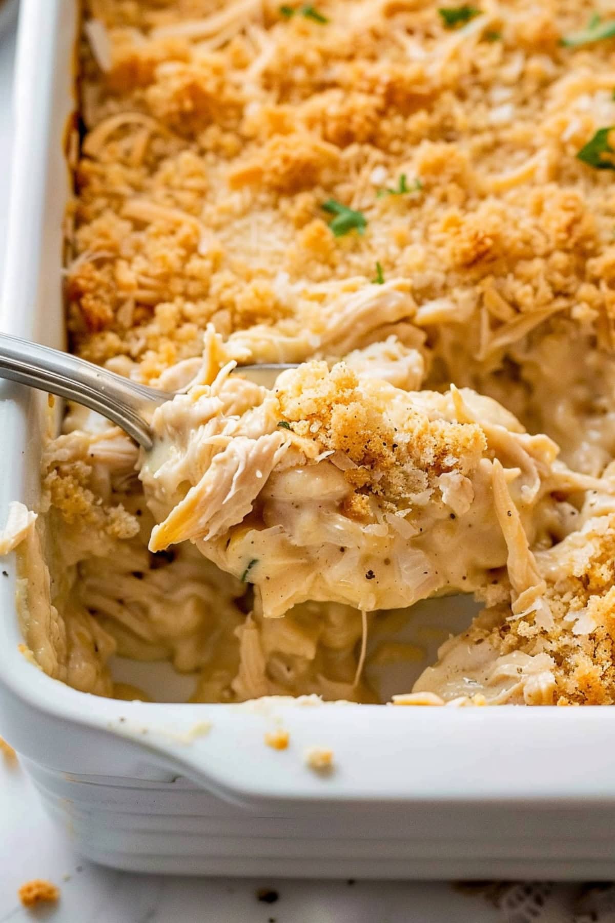 Want the best quick and easy chicken casserole recipe? This amazing dish is super simple and a guaranteed family favorite.