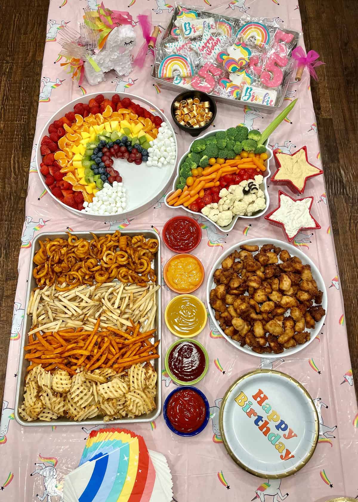 Making rainbow party food savoury (Follow our easy tips for a colorful and delicious party spread)
