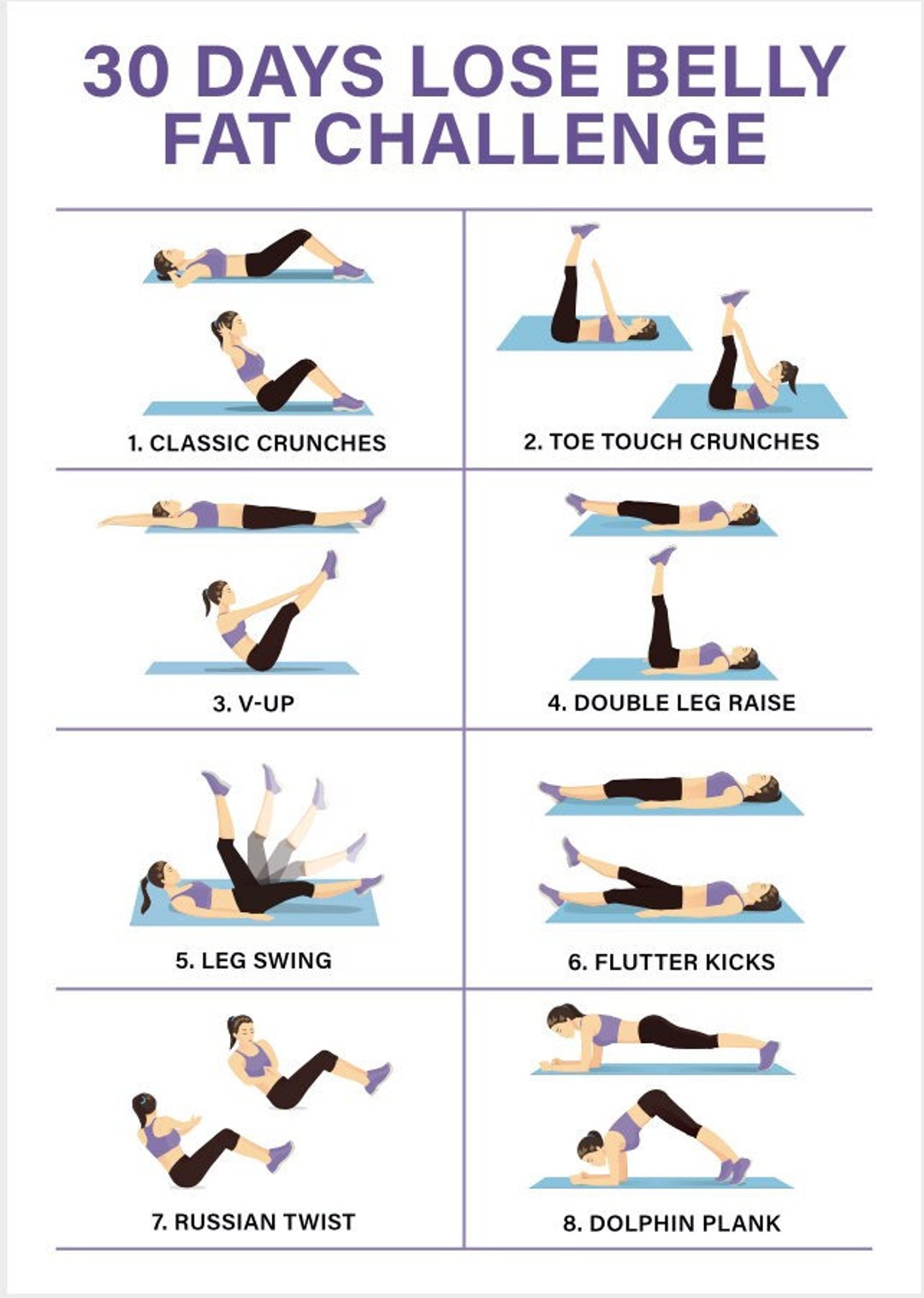 See results with quick and easy exercises to lose belly fat (your simple at home workout plan)