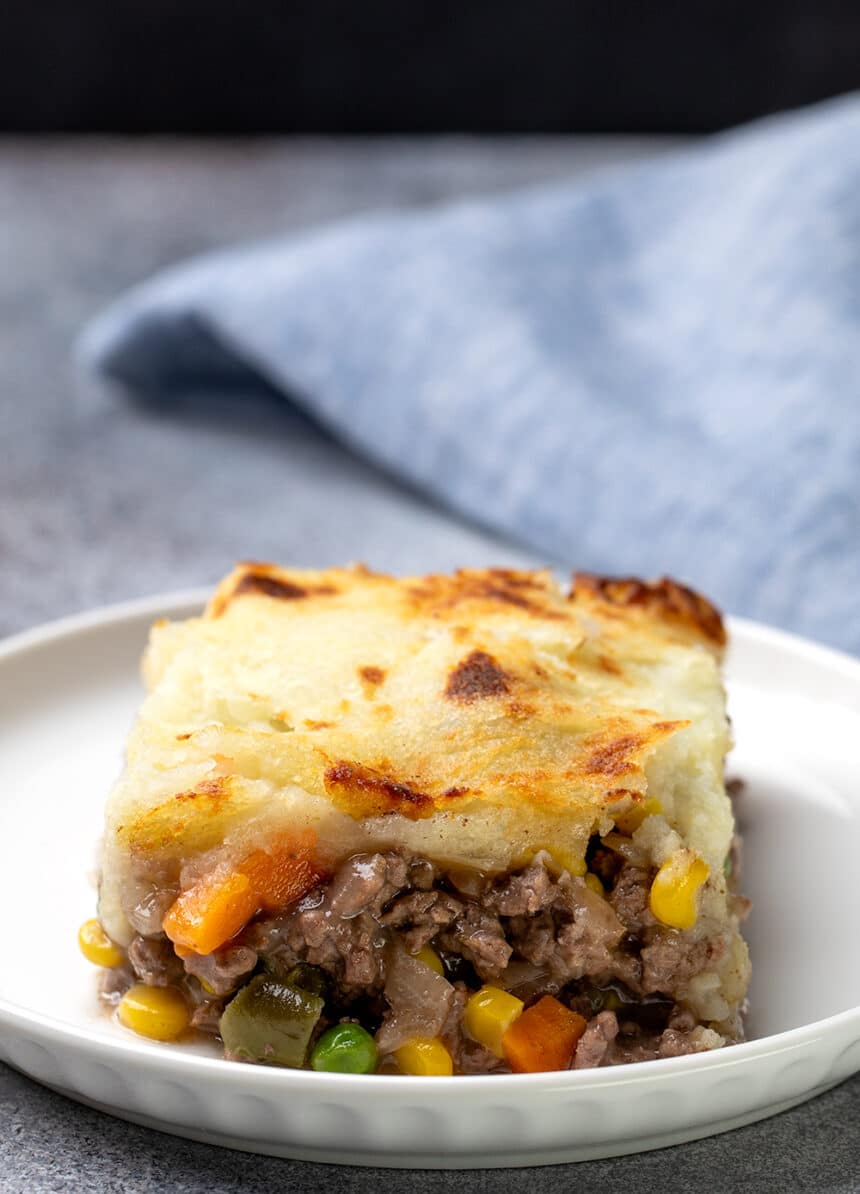 Need a quick gluten free shepherds pie? A comforting meal that is super easy to cook!