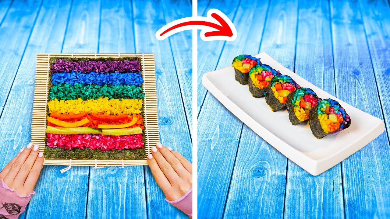 Making rainbow party food savoury (Follow our easy tips for a colorful and delicious party spread)