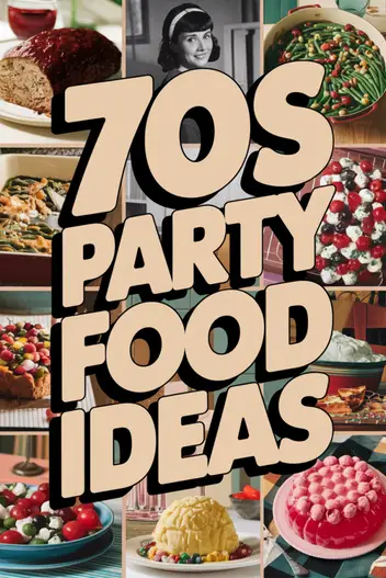 Planning your 70s theme party food menu? Here's what to include for a far out feast.