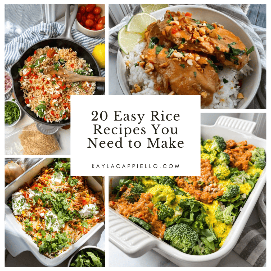 Find awesome quick and easy rice recipes here! Make your weeknight cooking stress-free and yummy!