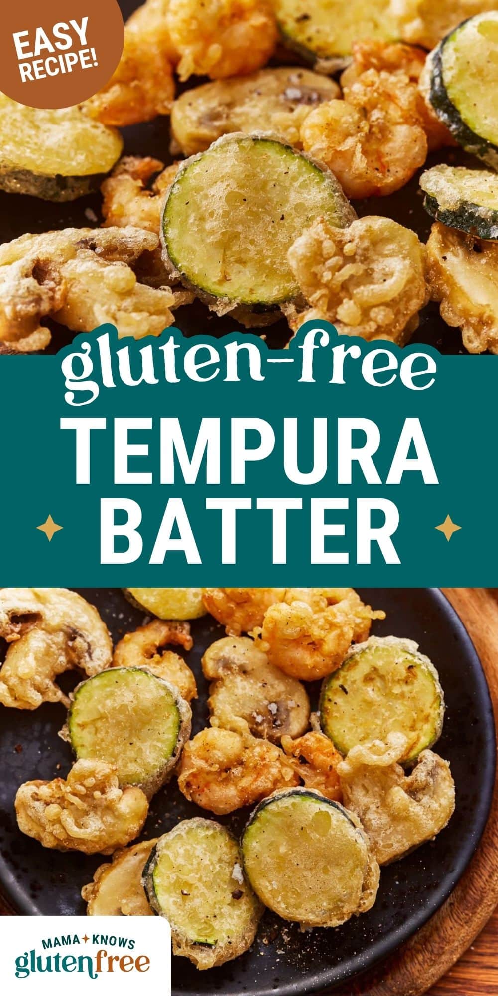 Why is gluten free tempura batter with cornstarch so good? (It makes your tempura light and crunchy!)