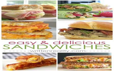 Making quick and easy sandwiches is so simple! Here are some tasty ideas that everyone in your family will love.