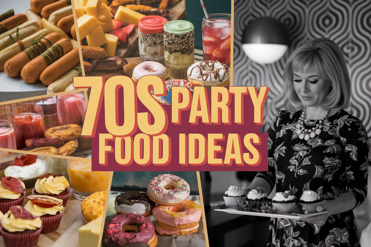 Planning your 70s theme party food menu? Here's what to include for a far out feast.