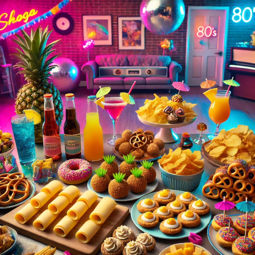 Looking for simple 80s party food ideas? These quick recipes are perfect for a fun throwback party.