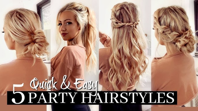 Can I do quick and easy party hairstyles myself? (Yes! Here are simple steps for a fabulous look!)