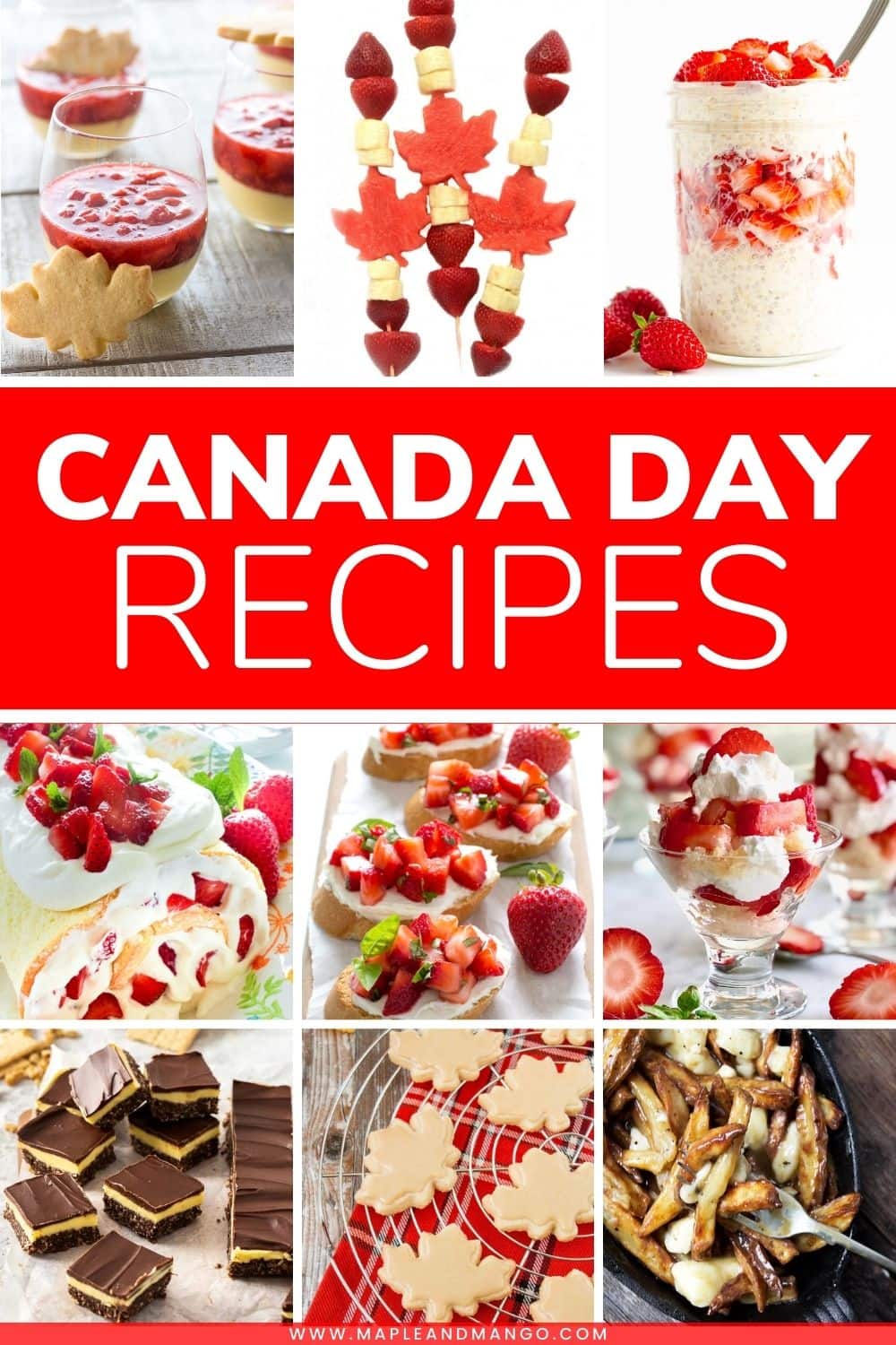 Canadian Party Food Canada Day Must Haves: Classic Tasty Celebrations