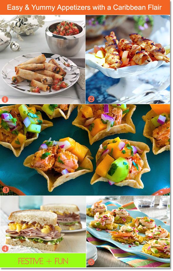 Caribbean Party Food Inspiration: Fun Finger Foods Ideas