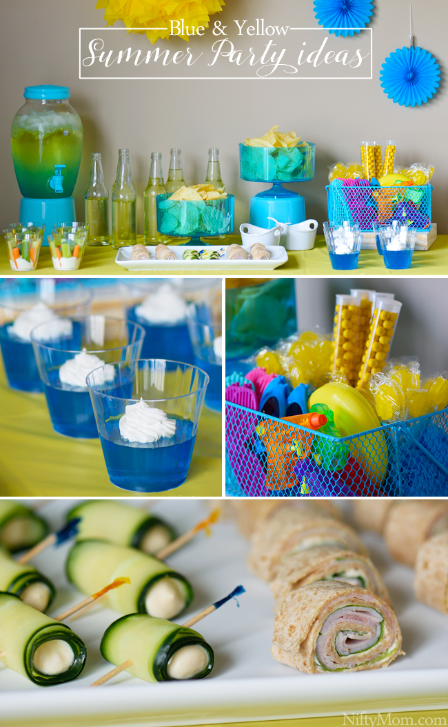 Blue Themed Party Food Ideas Easy Fun Recipes for Kids and Adults