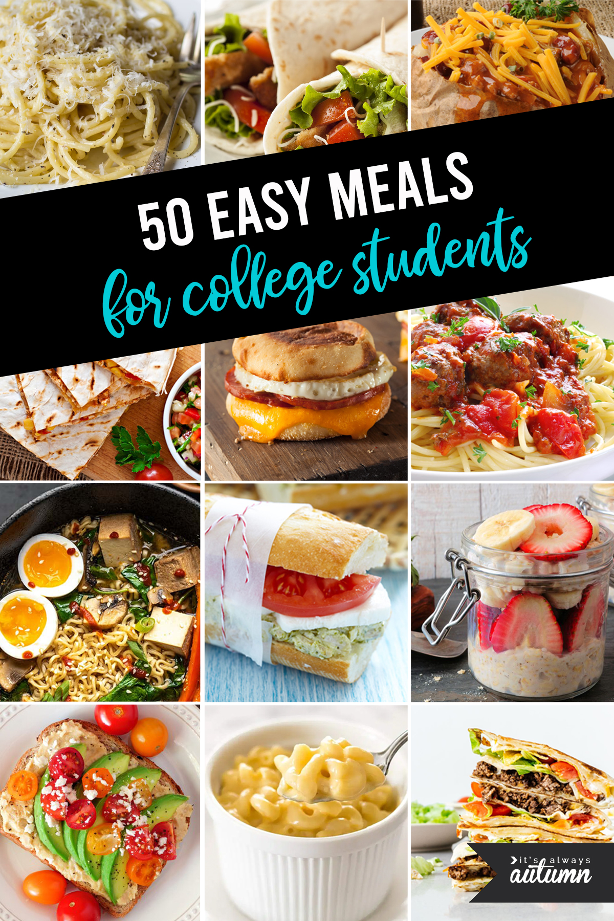 quick easy student meals breakfast lunch dinner solutions for busy scholars