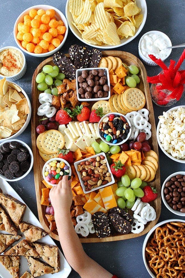 Sweet and salty carnival theme party food snacks perfect for your bash